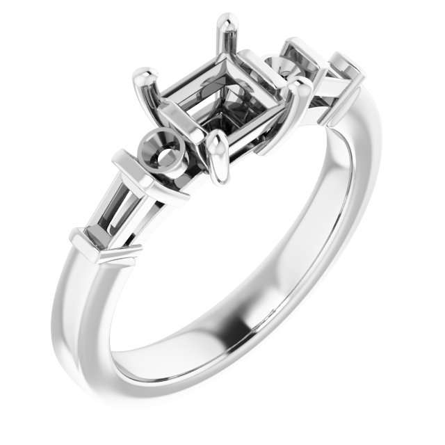 Accented Engagement Ring