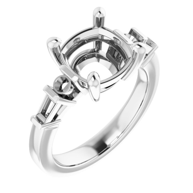 Accented Engagement Ring