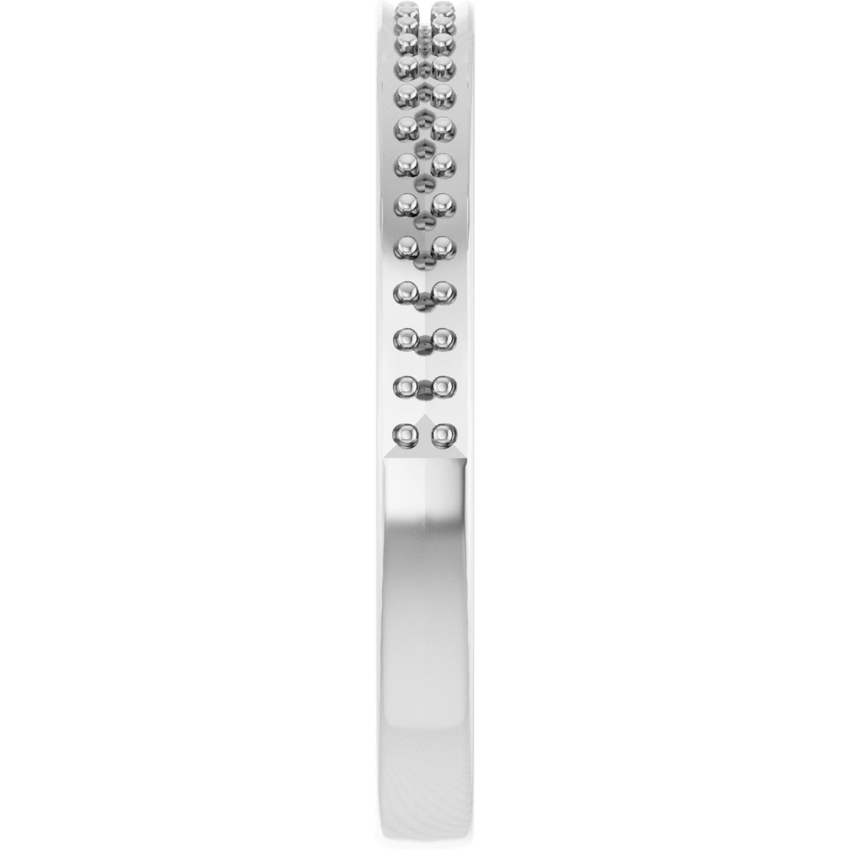 14K White 1/8 CTW Diamond Anniversary Band 