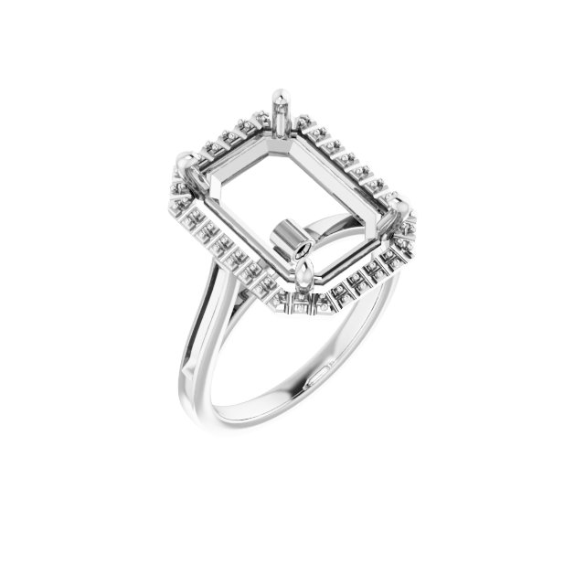 Halo-Style Engagement Ring