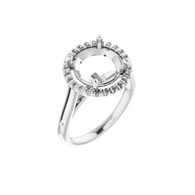 Halo-Style Engagement Ring