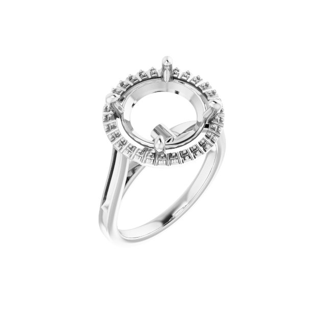 Halo-Style Engagement Ring