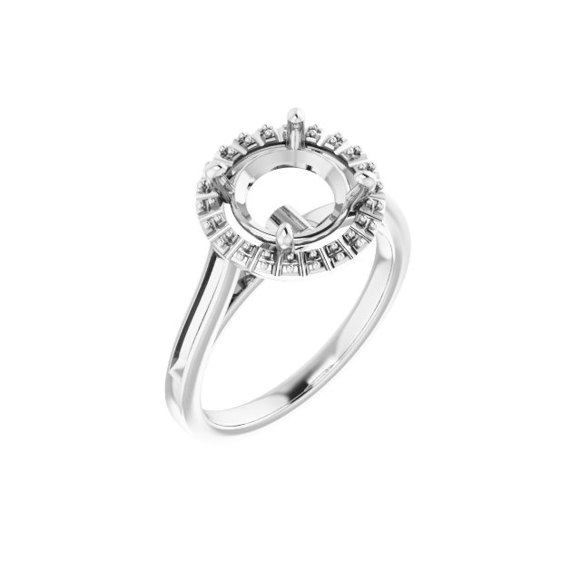 Halo-Style Engagement Ring