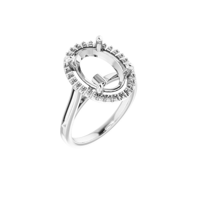Halo-Style Engagement Ring