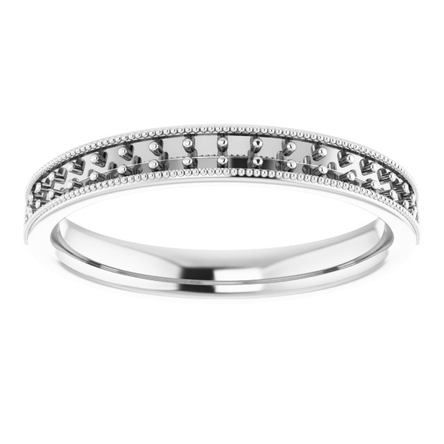 Band Mounting for 10x5 mm Marquise Ring view 3