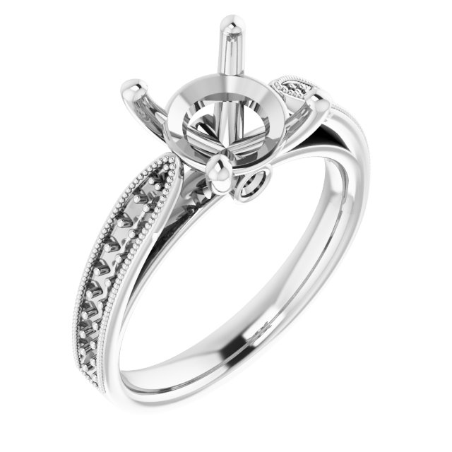 Accented Engagement Ring