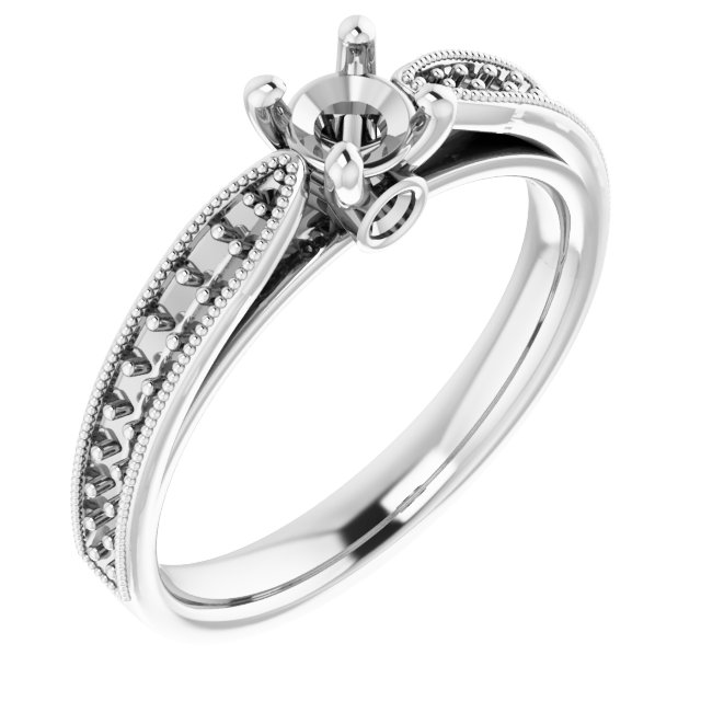 Accented Engagement Ring