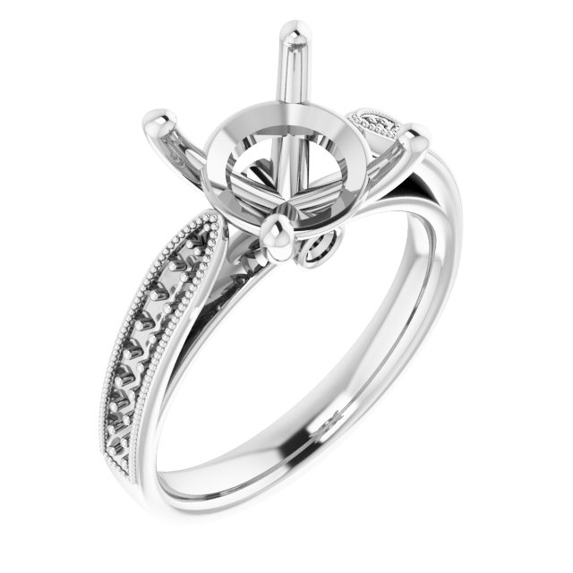 Accented Engagement Ring