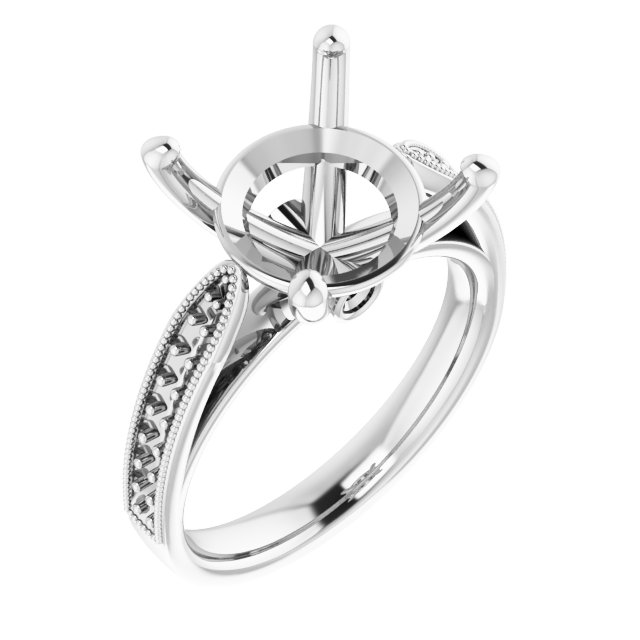 Accented Engagement Ring