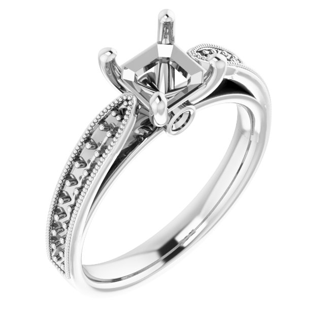 Accented Engagement Ring