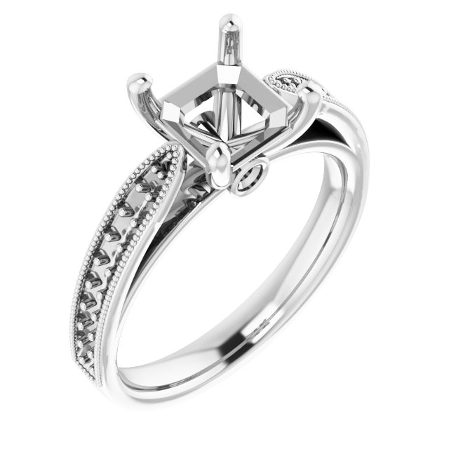 Accented Engagement Ring