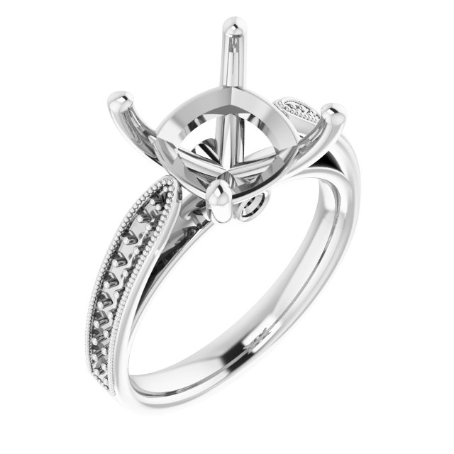 Accented Engagement Ring