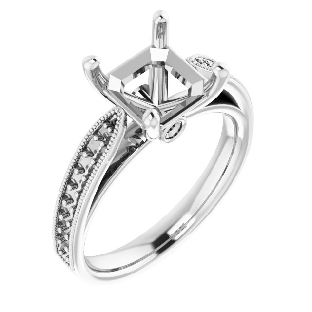 Accented Engagement Ring