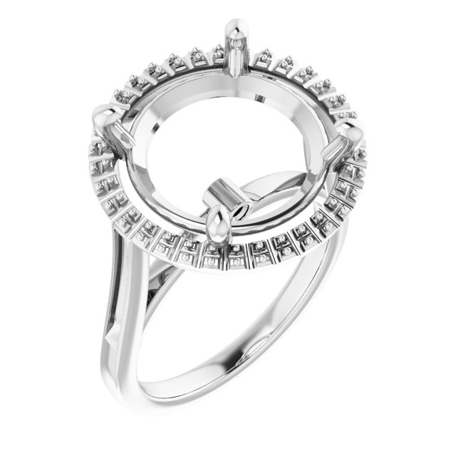 Halo-Style Engagement Ring