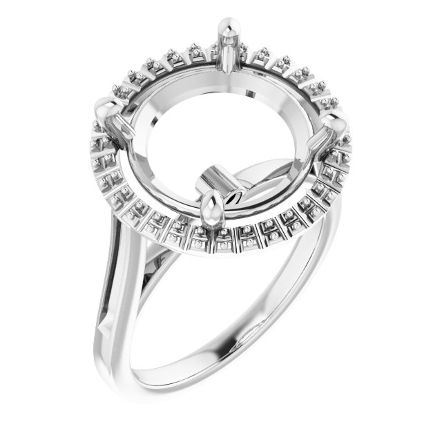 Halo-Style Engagement Ring