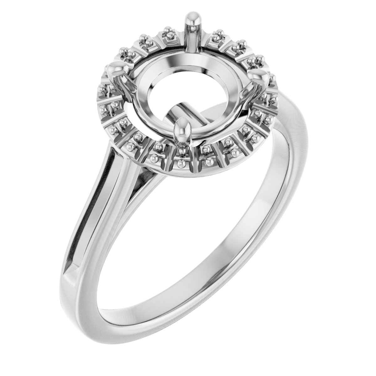 Halo-Style Engagement Ring