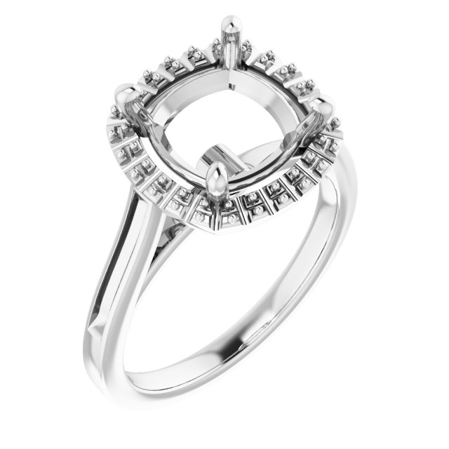Halo-Style Engagement Ring