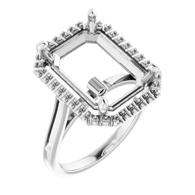 Halo-Style Engagement Ring