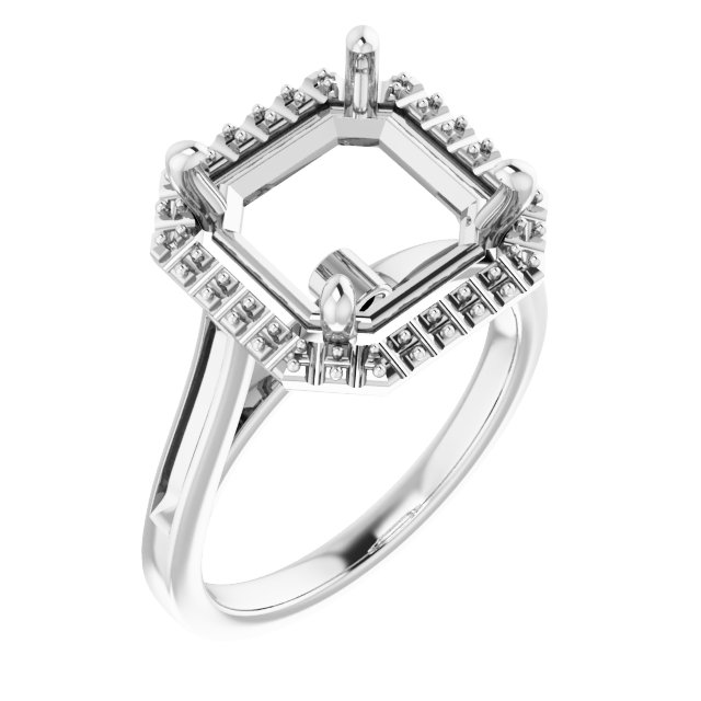 Halo-Style Engagement Ring