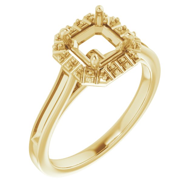 Halo-Style Engagement Ring
