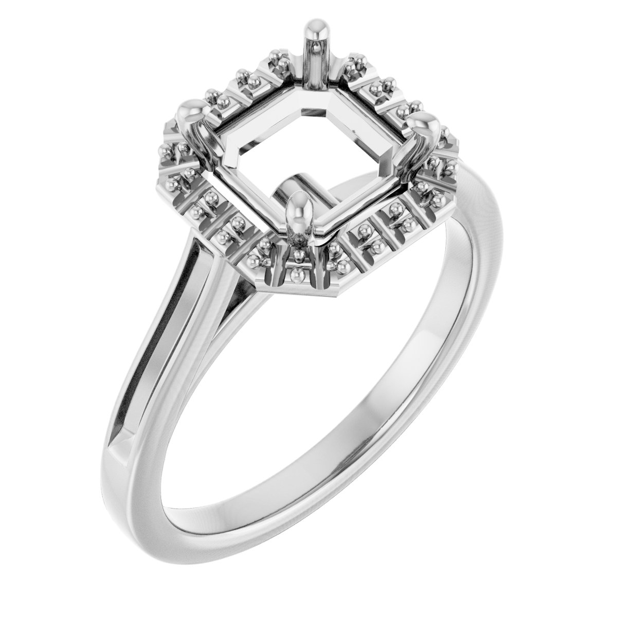 Halo-Style Engagement Ring
