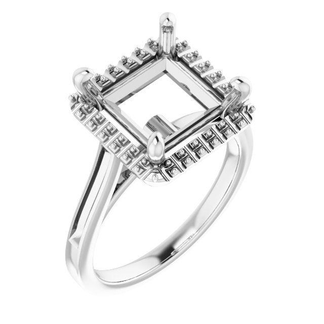 Halo-Style Engagement Ring