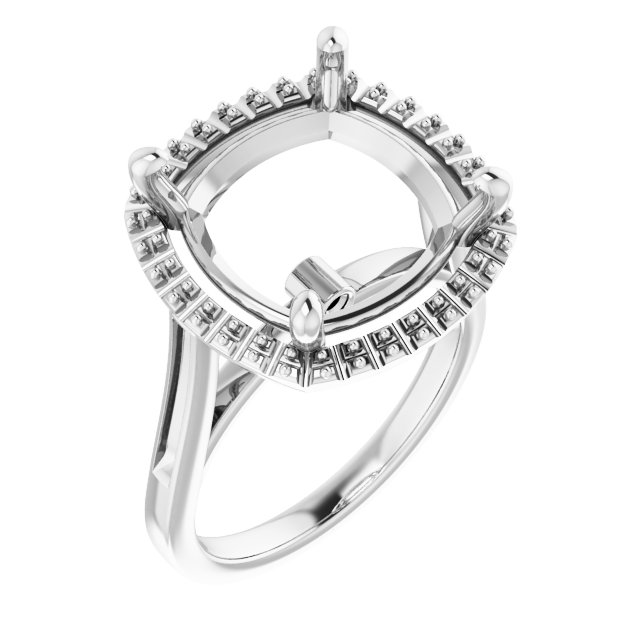 Halo-Style Engagement Ring