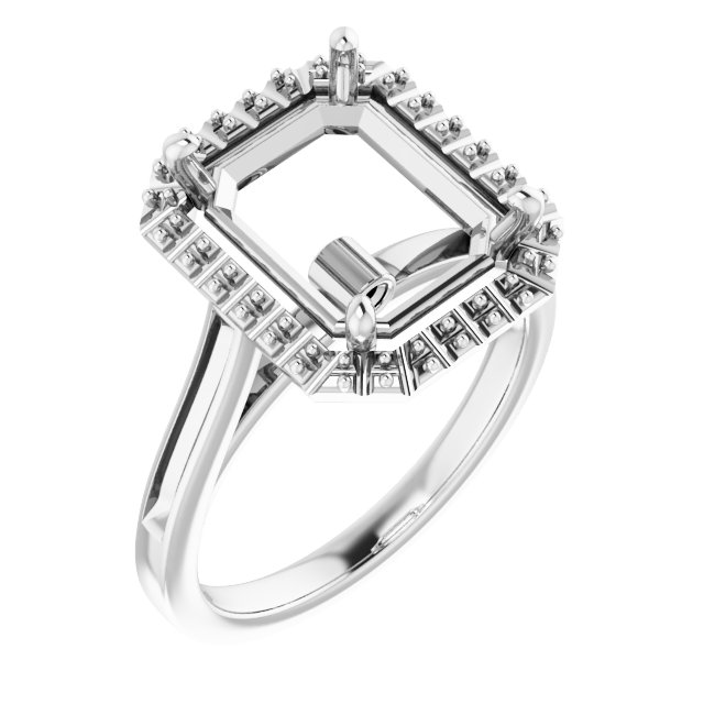Halo-Style Engagement Ring