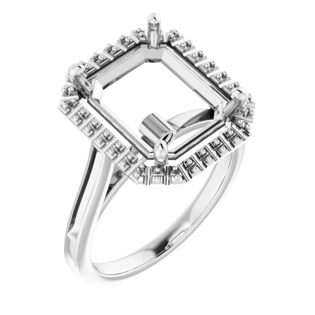 Halo-Style Engagement Ring