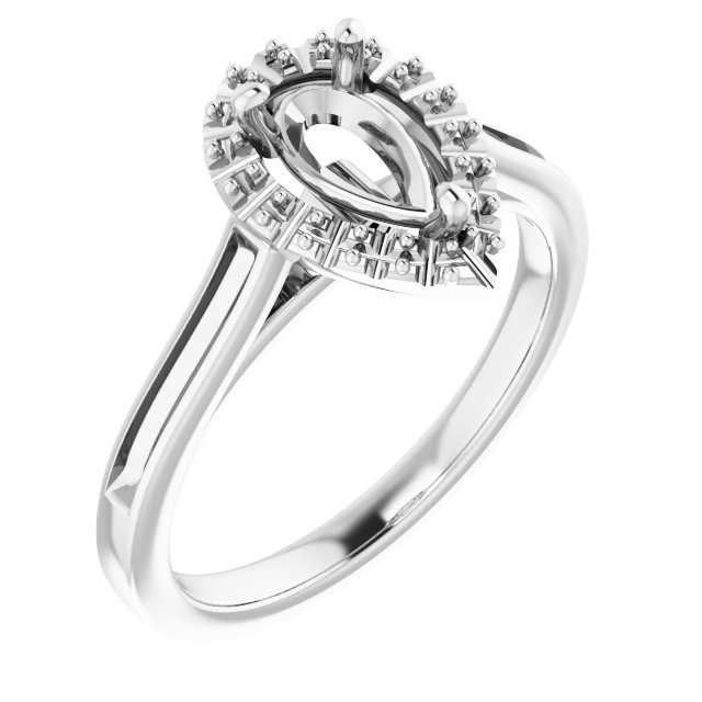 Halo-Style Engagement Ring