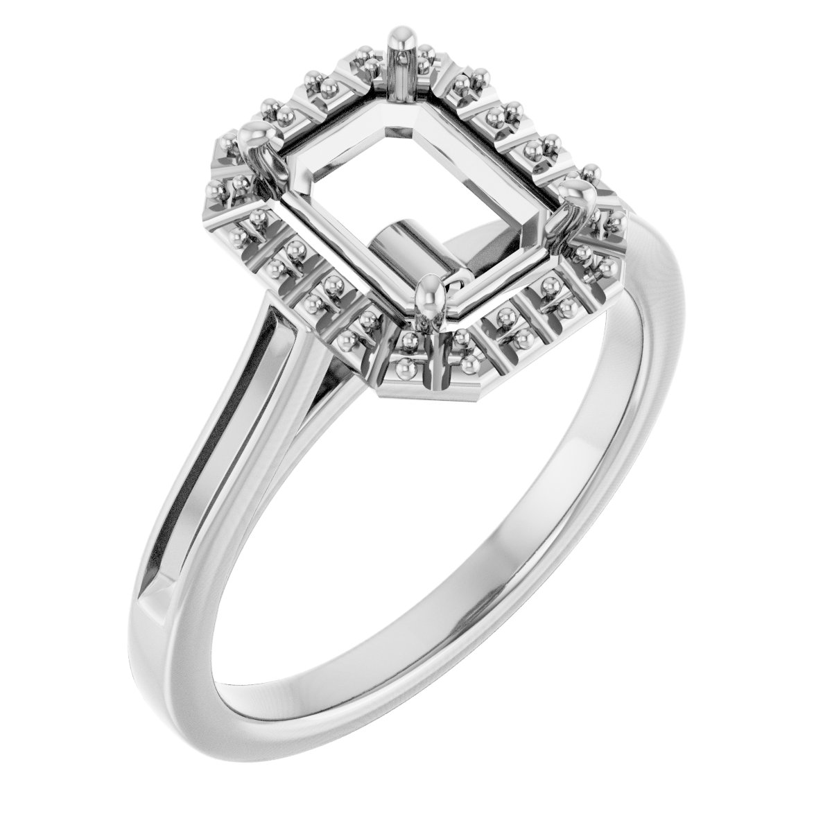 Halo-Style Engagement Ring