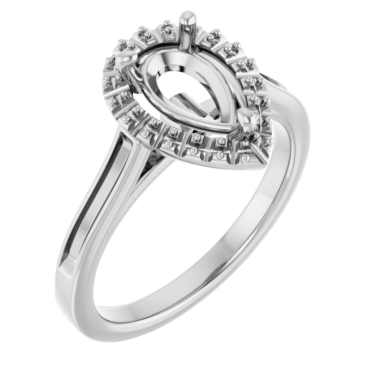 Halo-Style Engagement Ring