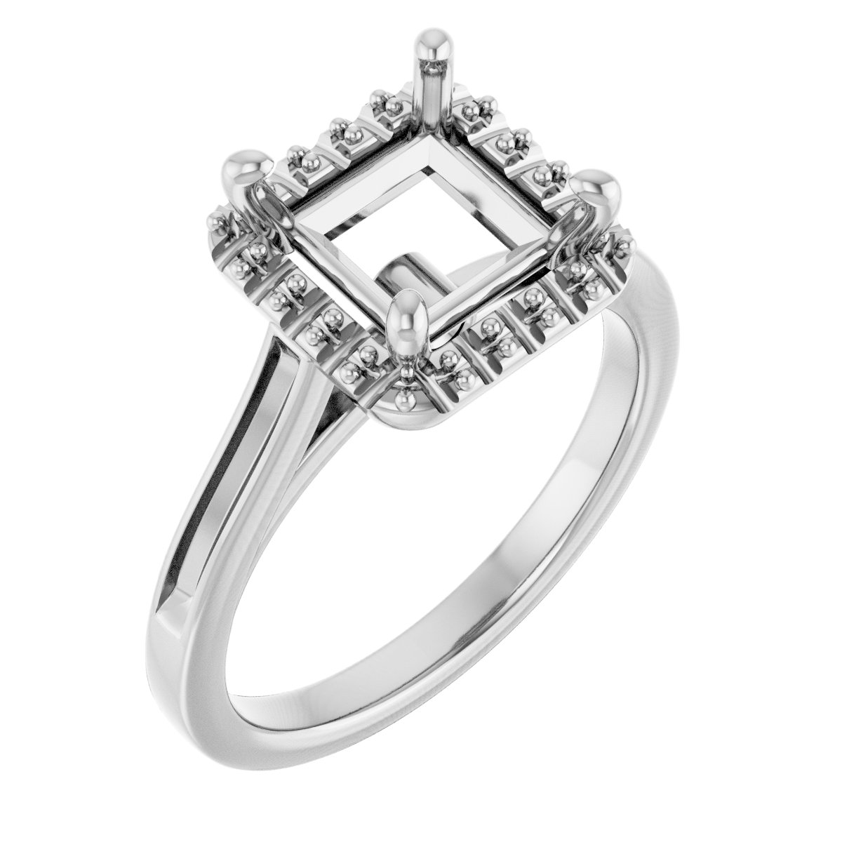 Halo-Style Engagement Ring