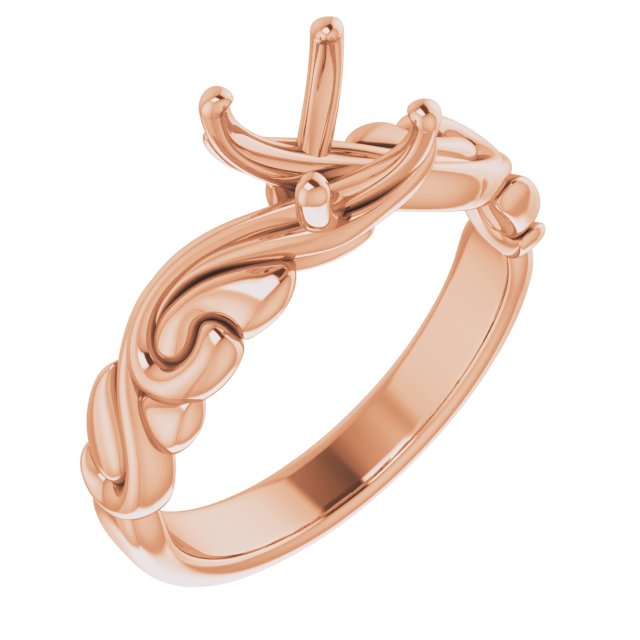 Solitaire Sculptural Engagement Ring