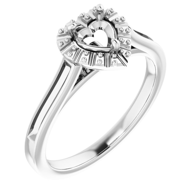 Halo-Style Engagement Ring