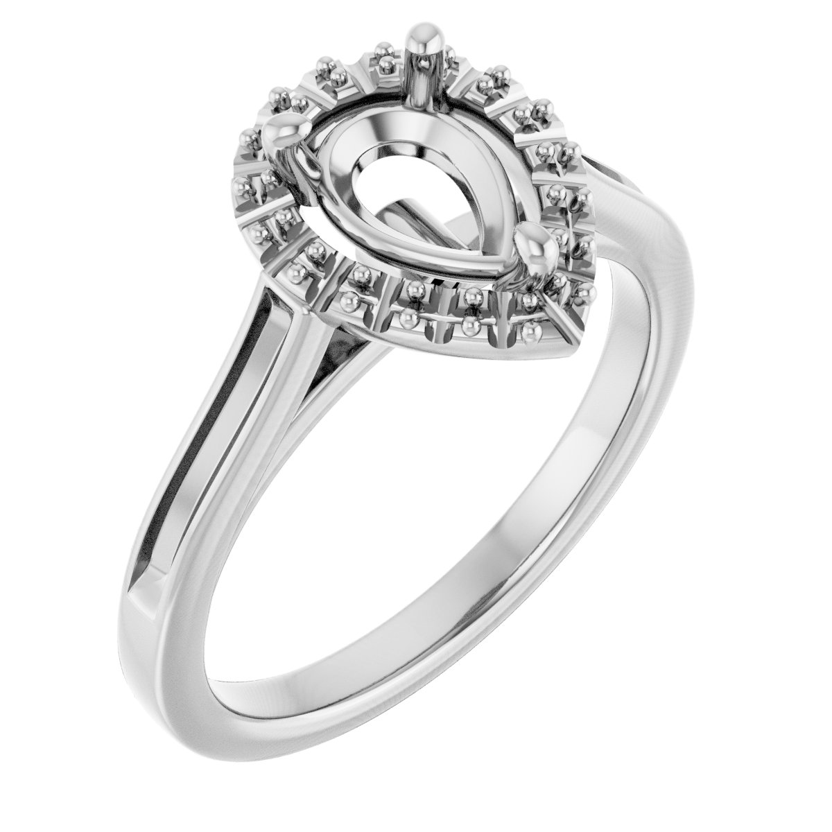 Halo-Style Engagement Ring