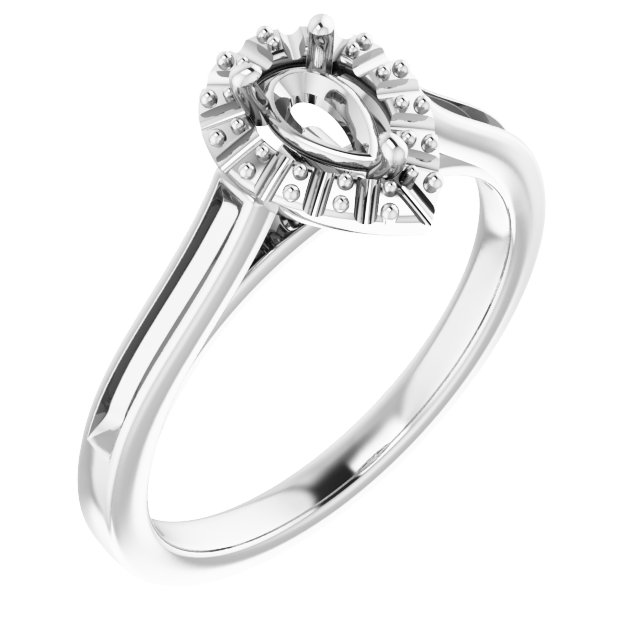 Halo-Style Engagement Ring