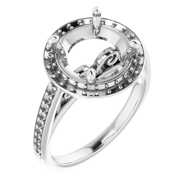 Halo-Style Engagement Ring