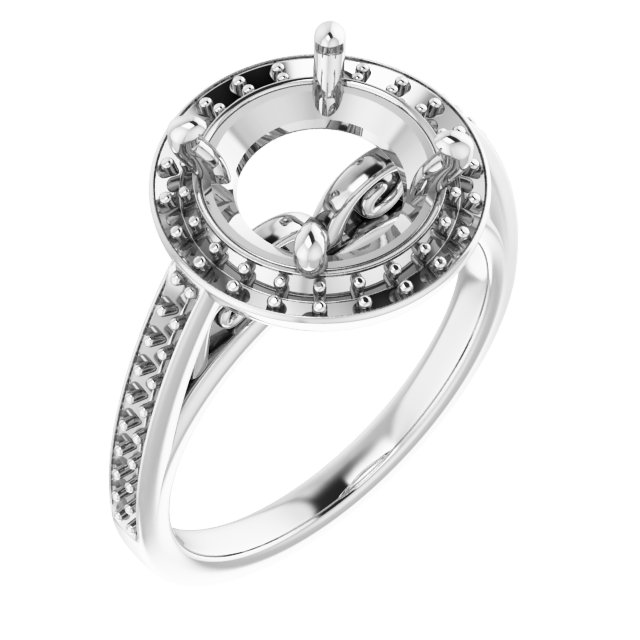 Halo-Style Engagement Ring