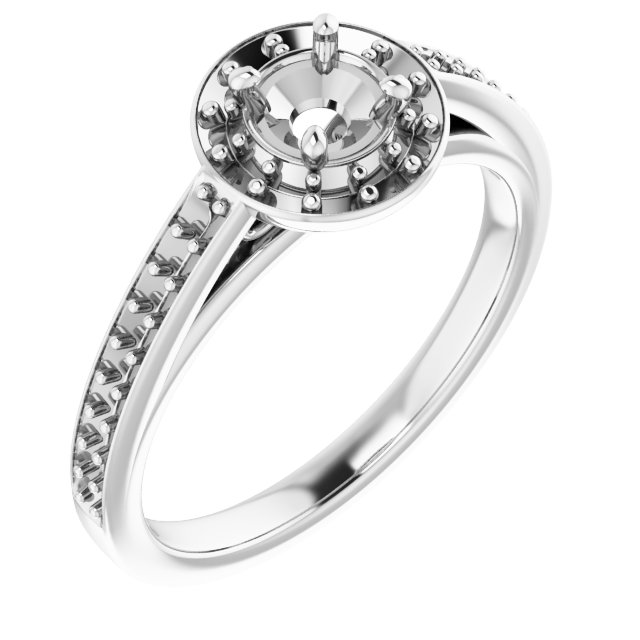 Halo-Style Engagement Ring
