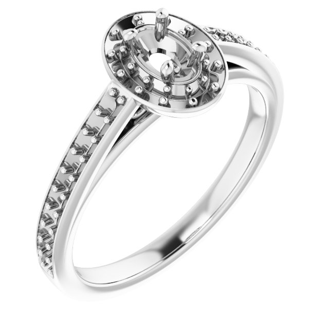 Halo-Style Engagement Ring
