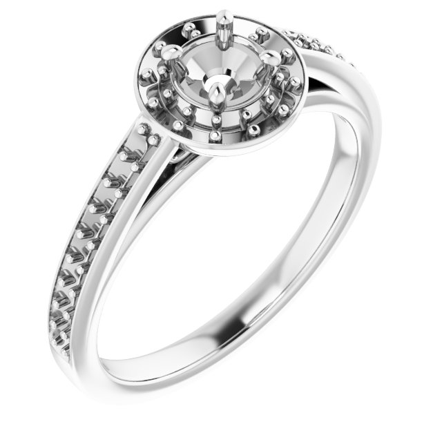 Halo-Style Engagement Ring