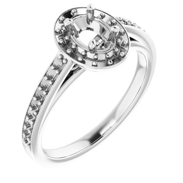 Halo-Style Engagement Ring