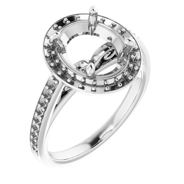 Halo-Style Engagement Ring