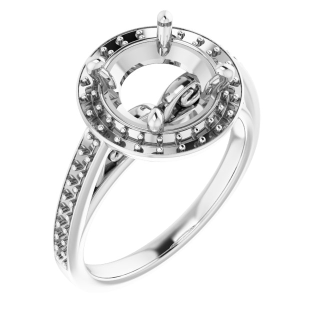 Halo-Style Engagement Ring