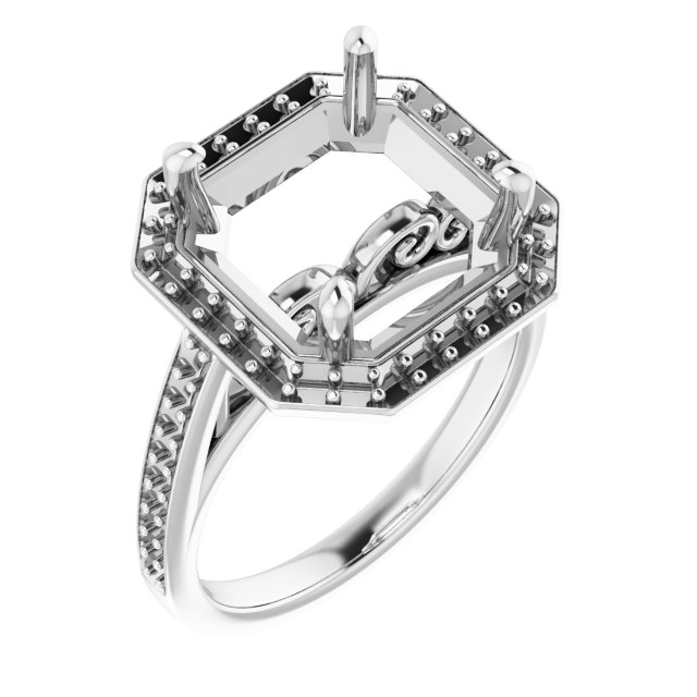 Halo-Style Engagement Ring