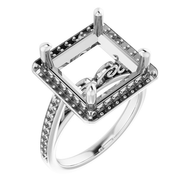 Halo-Style Engagement Ring