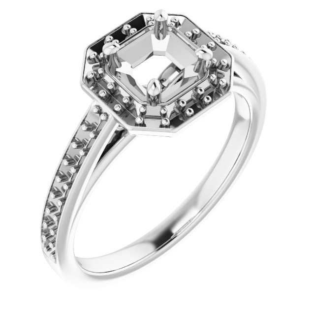 Halo-Style Engagement Ring