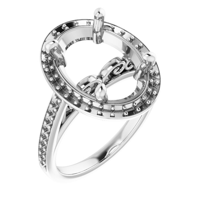 Halo-Style Engagement Ring