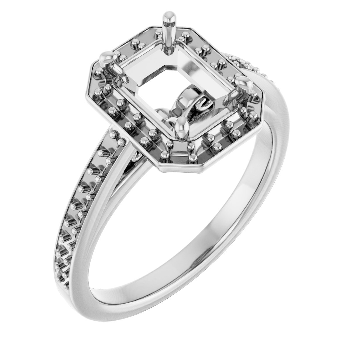 Halo-Style Engagement Ring